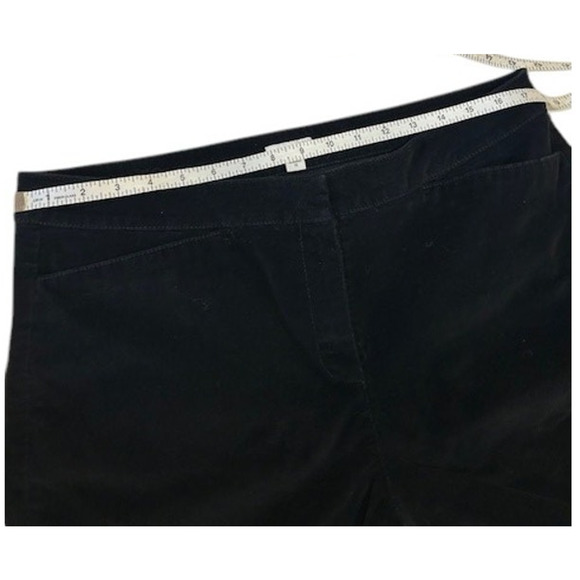 J. JILL Black Fine Wale Corduroy Stretch Pants Women's Size 14 - Picture 11 of 12